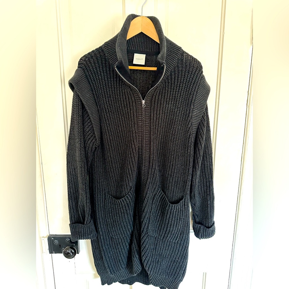 Varley Long Line Sweater Cardigan.